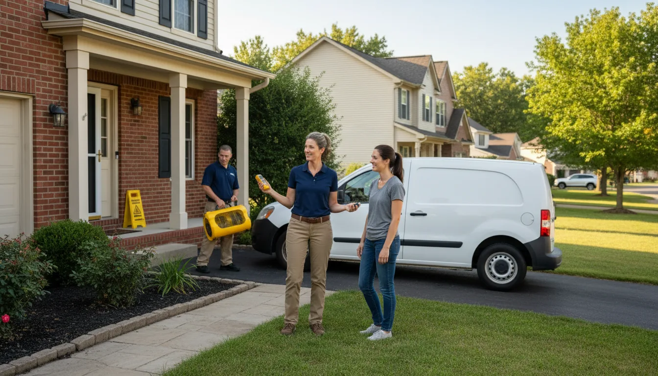 Water restoration image for Fire And Smoke Damage Restoration in Dennison, OH